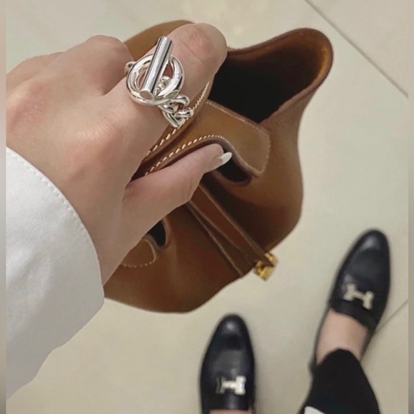 Croisette ring HERMÈS 52 Size 💯 authentic - Picture 8 of 8